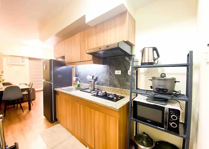 Prisma Residences - 1 Bedroom Paid Parking & Kitchen Near Bgc Manila